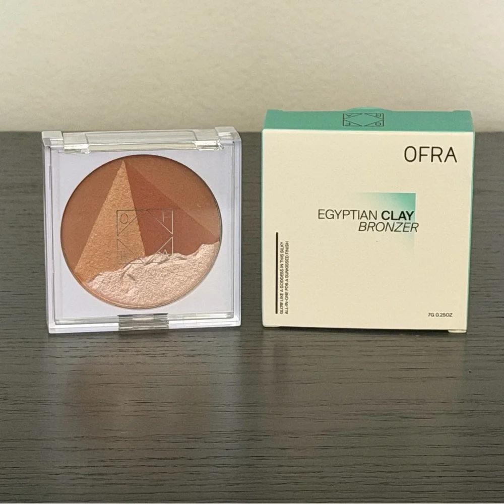 OFRA Egyptian Clay Bronzer & Highlighter Duo - Brown & Champagne